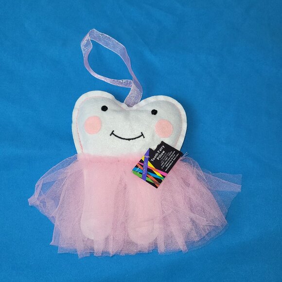Hobby Lobby Tooth Fairy Pillow Colorful Skirt Tooth Fairy Tooth for lost teeth - Picture 1 of 7